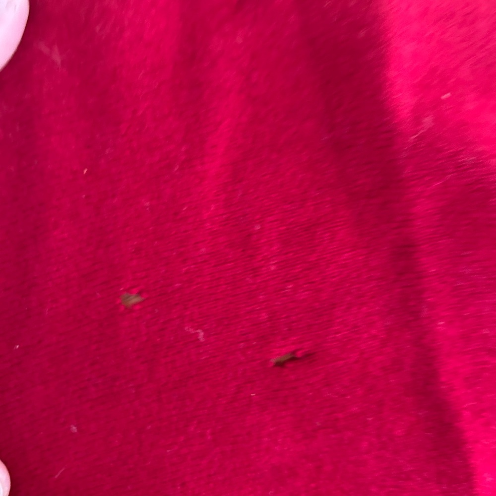 Elegant Red Cashmere Wrap - Picture 3 of 3